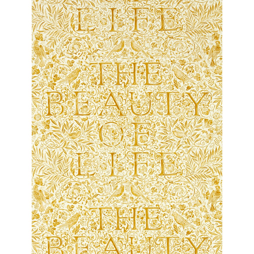 The Beauty Of Life Wallpaper 217191 by Morris & Co in Sunflower Yellow